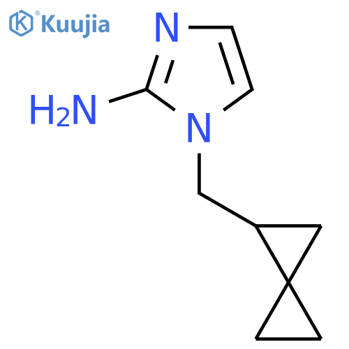 1-({spiro2.2pentan-1-yl}methyl)-1H-imidazol-2-amine structure