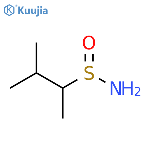 3-Methylbutane-2-sulfinamide structure