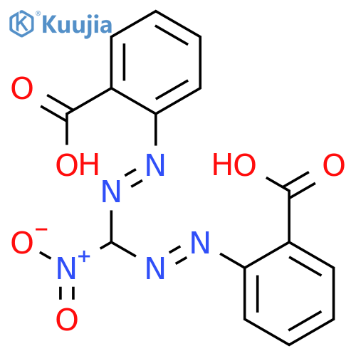 Benzoic acid, 2,2'-[(nitromethylene)bis(azo)]bis- structure