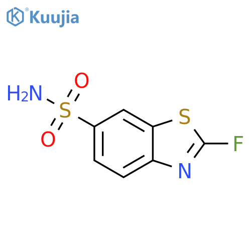 2-Fluoro-1,3-benzothiazole-6-sulfonamide structure