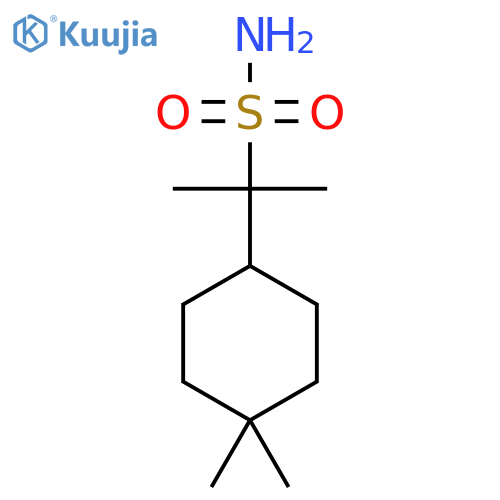 2-(4,4-dimethylcyclohexyl)propane-2-sulfonamide structure
