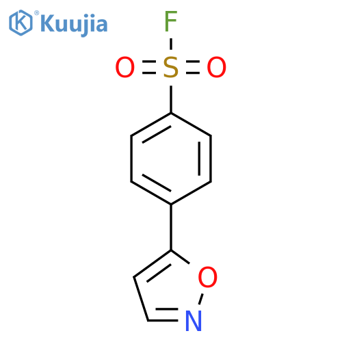 4-(1,2-Oxazol-5-yl)benzene-1-sulfonyl fluoride structure