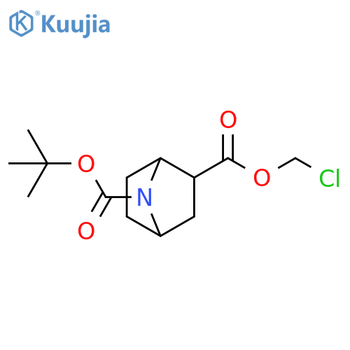 7-Azabicyclo[2.2.1]heptane-2,7-dicarboxylic acid, 2-(chloromethyl) 7-(1,1-dimethylethyl) ester structure