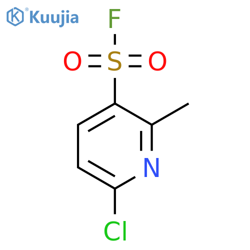 6-Chloro-2-methylpyridine-3-sulfonyl fluoride structure