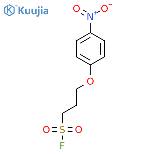 3-(4-Nitrophenoxy)propane-1-sulfonyl fluoride structure