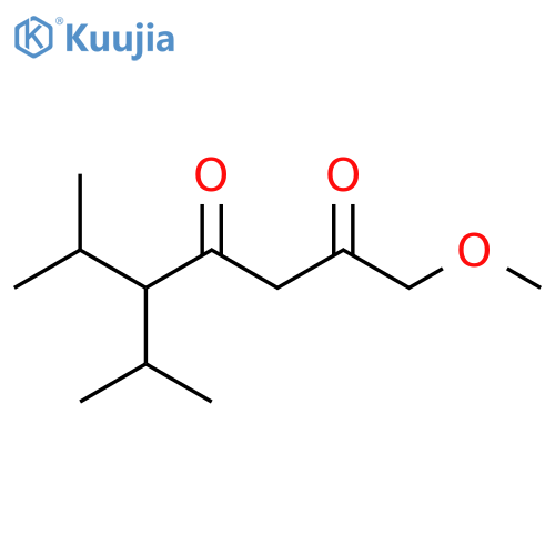 1-methoxy-6-methyl-5-(propan-2-yl)heptane-2,4-dione structure