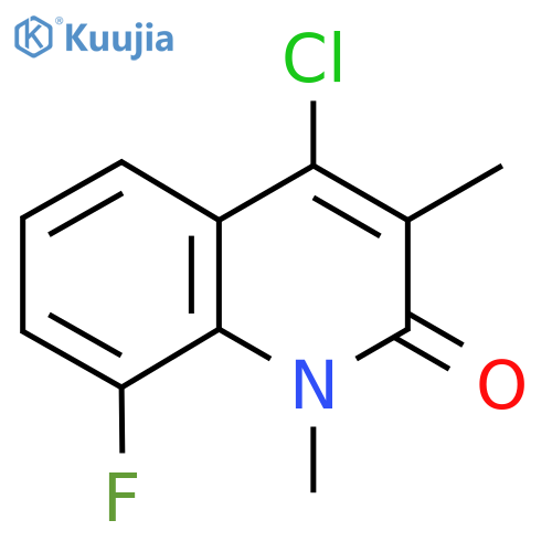 4-chloro-8-fluoro-1,3-dimethyl-1,2-dihydroquinolin-2-one structure