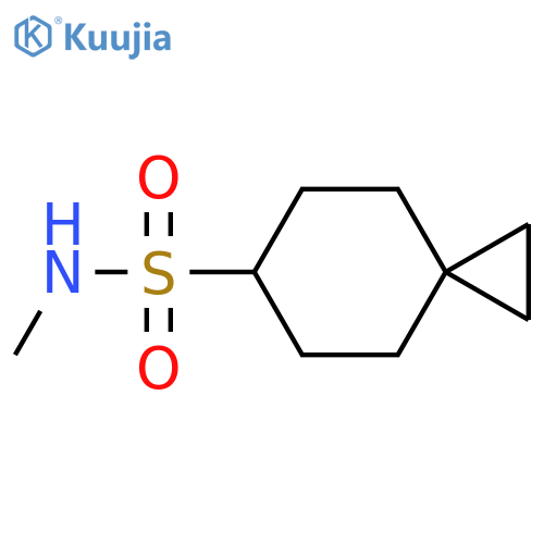 Spiro[2.5]octane-6-sulfonamide, N-methyl- structure