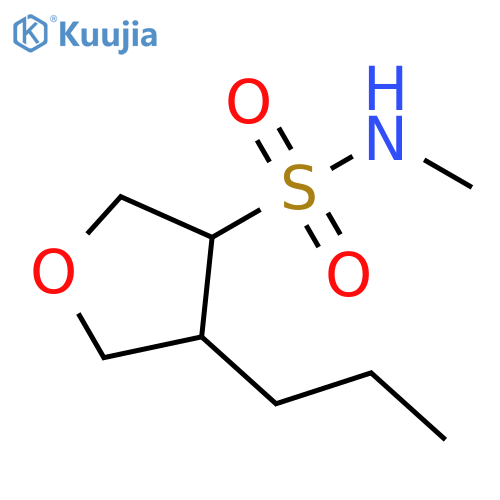 3-Furansulfonamide, tetrahydro-N-methyl-4-propyl- structure