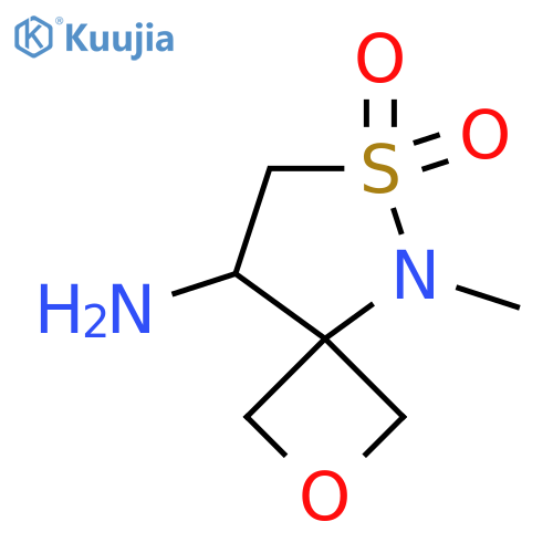 8-amino-5-methyl-2-oxa-6lambda6-thia-5-azaspiro3.4octane-6,6-dione structure