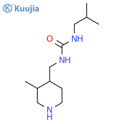 1-(3-methylpiperidin-4-yl)methyl-3-(2-methylpropyl)urea structure