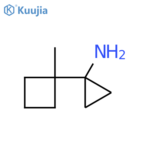 1-(1-Methylcyclobutyl)cyclopropan-1-amine structure