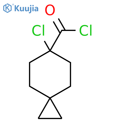 6-chlorospiro2.5octane-6-carbonyl chloride structure
