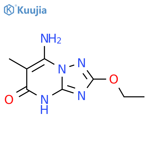 7-amino-2-ethoxy-6-methyl-1,2,4triazolo1,5-apyrimidin-5-ol structure