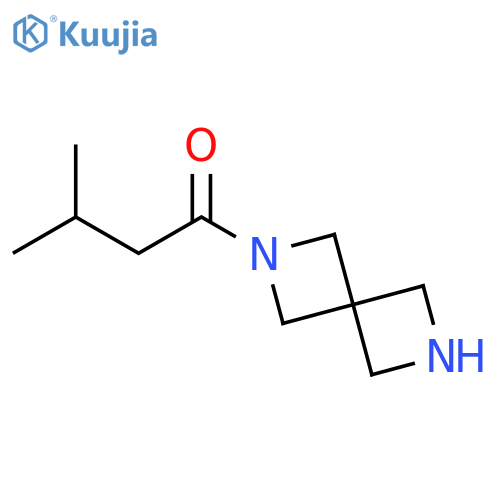 1-Butanone, 1-(2,6-diazaspiro[3.3]hept-2-yl)-3-methyl- structure