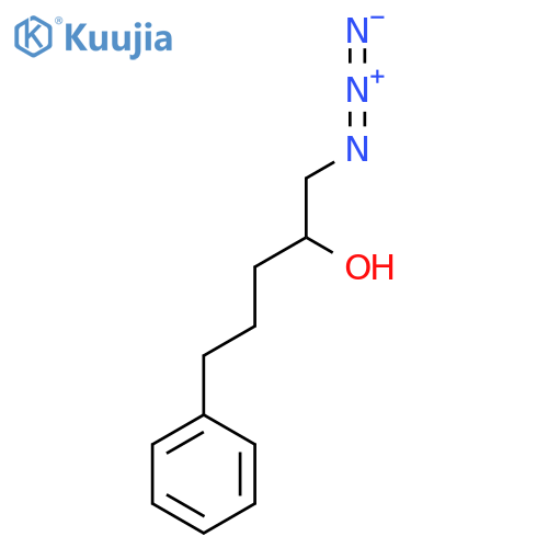 1-azido-5-phenylpentan-2-ol structure