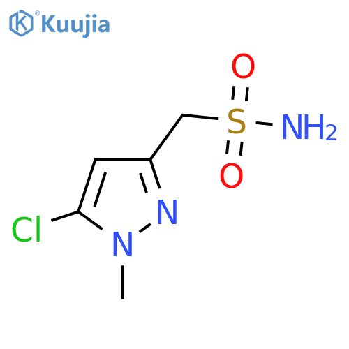 (5-chloro-1-methyl-1H-pyrazol-3-yl)methanesulfonamide structure