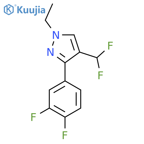 4-(difluoromethyl)-3-(3,4-difluorophenyl)-1-ethyl-1H-pyrazole structure