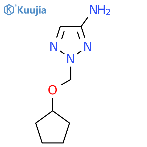 2-(cyclopentyloxy)methyl-2H-1,2,3-triazol-4-amine structure