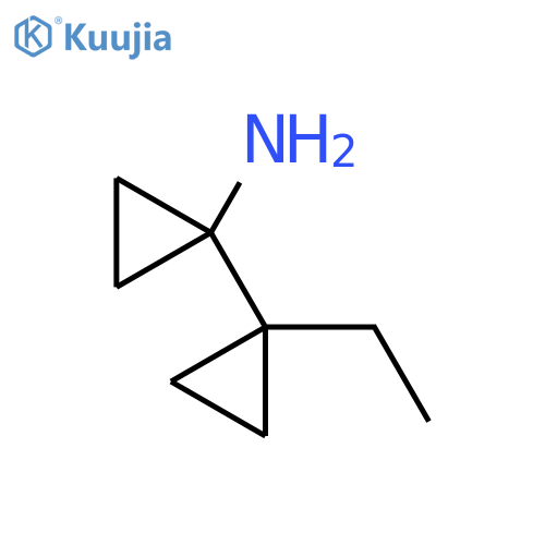 1-(1-Ethylcyclopropyl)cyclopropan-1-amine structure