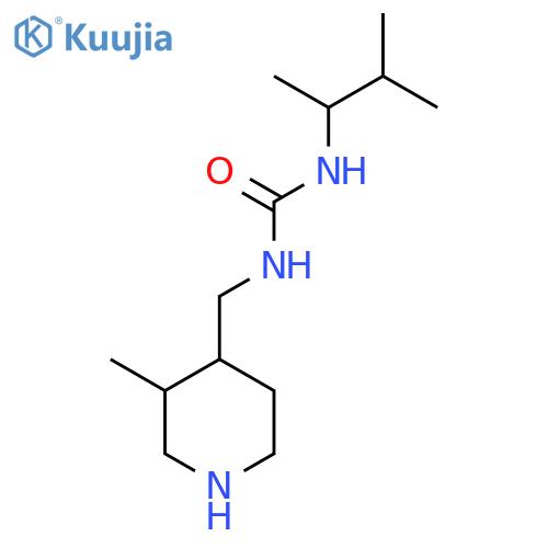 3-(3-methylbutan-2-yl)-1-(3-methylpiperidin-4-yl)methylurea structure