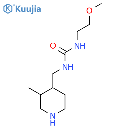 3-(2-methoxyethyl)-1-(3-methylpiperidin-4-yl)methylurea structure