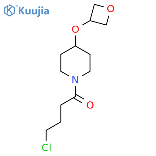 4-chloro-1-4-(oxetan-3-yloxy)piperidin-1-ylbutan-1-one structure