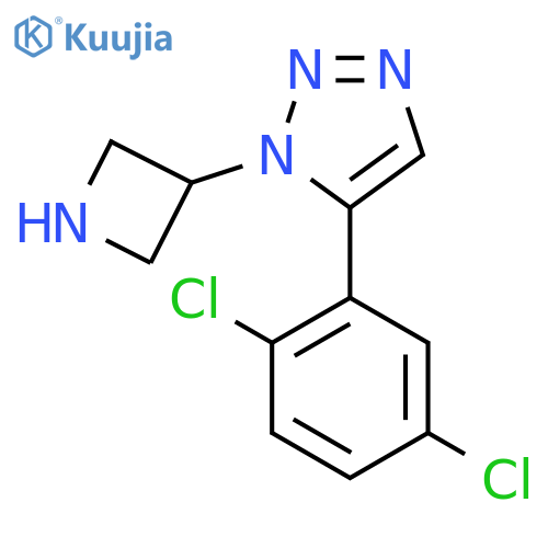 1-(azetidin-3-yl)-5-(2,5-dichlorophenyl)-1H-1,2,3-triazole structure