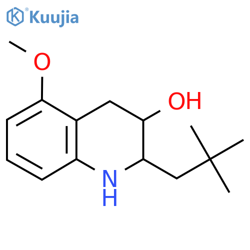 2-(2,2-Dimethylpropyl)-5-methoxy-1,2,3,4-tetrahydroquinolin-3-ol structure