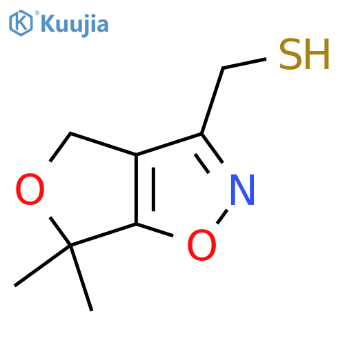 {6,6-dimethyl-4H,6H-furo3,4-d1,2oxazol-3-yl}methanethiol structure