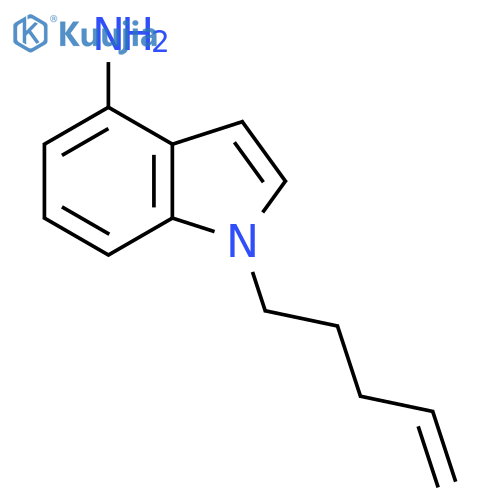 1-(pent-4-en-1-yl)-1H-indol-4-amine structure