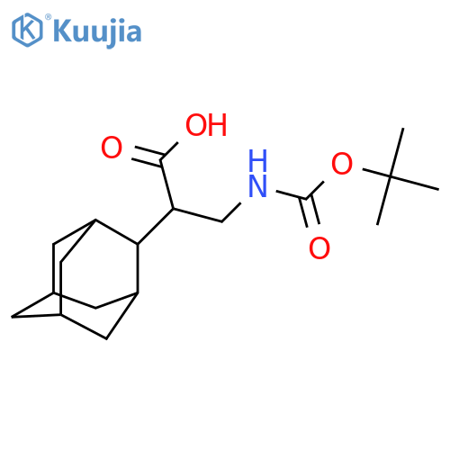 2-(Adamantan-2-yl)-3-{[(tert-butoxy)carbonyl]amino}propanoic acid structure