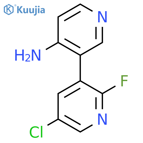 3-(5-chloro-2-fluoropyridin-3-yl)pyridin-4-amine structure