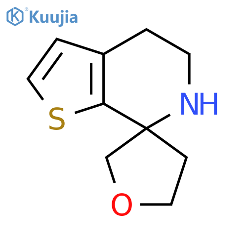 5',6'-dihydro-4'H-spirooxolane-3,7'-thieno2,3-cpyridine structure