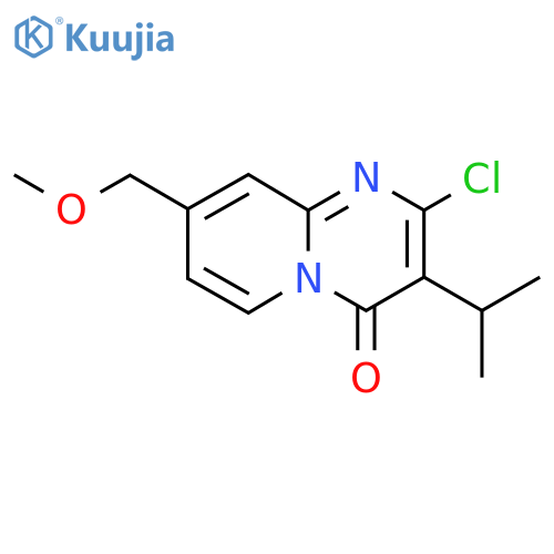 2-chloro-8-(methoxymethyl)-3-(propan-2-yl)-4H-pyrido1,2-apyrimidin-4-one structure