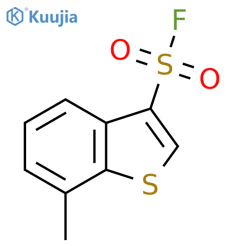 7-Methyl-1-benzothiophene-3-sulfonyl fluoride structure