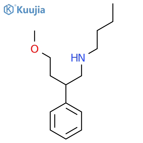 Butyl(4-methoxy-2-phenylbutyl)amine structure