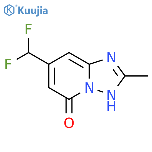 7-(difluoromethyl)-2-methyl-1,2,4triazolo1,5-apyridin-5-ol structure