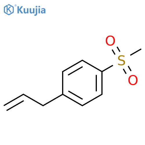 Benzene, 1-(methylsulfonyl)-4-(2-propen-1-yl)- structure