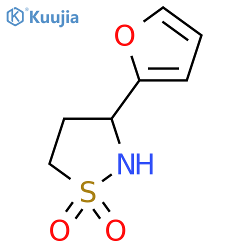 3-(Furan-2-yl)-1lambda6,2-thiazolidine-1,1-dione structure