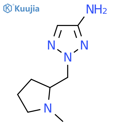 2-(1-methylpyrrolidin-2-yl)methyl-2H-1,2,3-triazol-4-amine structure