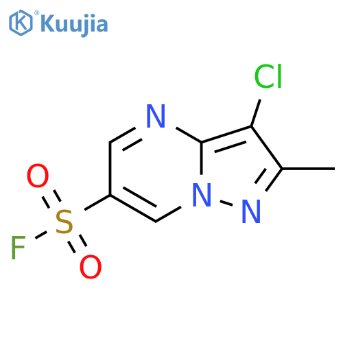 3-Chloro-2-methylpyrazolo[1,5-a]pyrimidine-6-sulfonyl fluoride structure