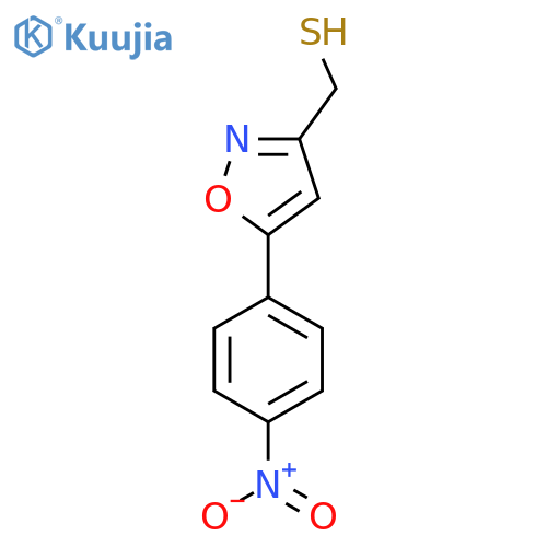 5-(4-nitrophenyl)-1,2-oxazol-3-ylmethanethiol structure