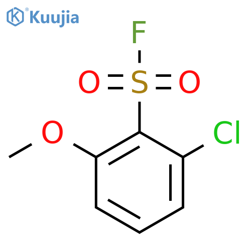 2-Chloro-6-methoxybenzene-1-sulfonyl fluoride structure