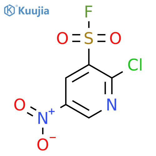 2-Chloro-5-nitropyridine-3-sulfonyl fluoride structure