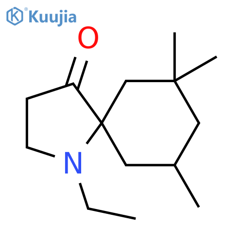 1-Azaspiro[4.5]decan-4-one, 1-ethyl-7,7,9-trimethyl- structure