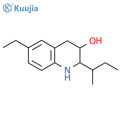 2-(Butan-2-yl)-6-ethyl-1,2,3,4-tetrahydroquinolin-3-ol structure