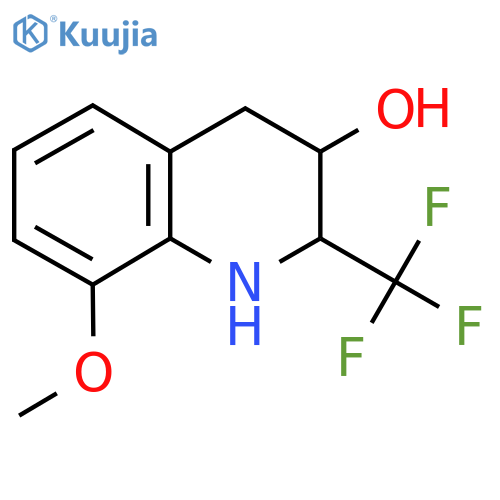 8-Methoxy-2-(trifluoromethyl)-1,2,3,4-tetrahydroquinolin-3-ol structure