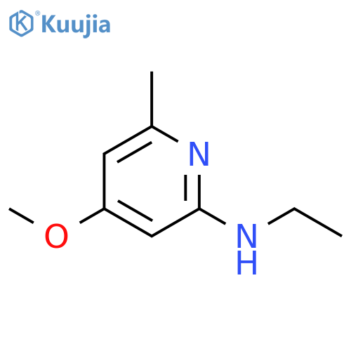 2-Pyridinamine, N-ethyl-4-methoxy-6-methyl- structure