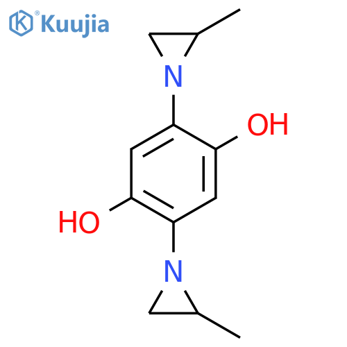 2,5-bis(2-methylaziridin-1-yl)benzene-1,4-diol structure